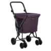 chariot de course we go violet 4 roues version premium