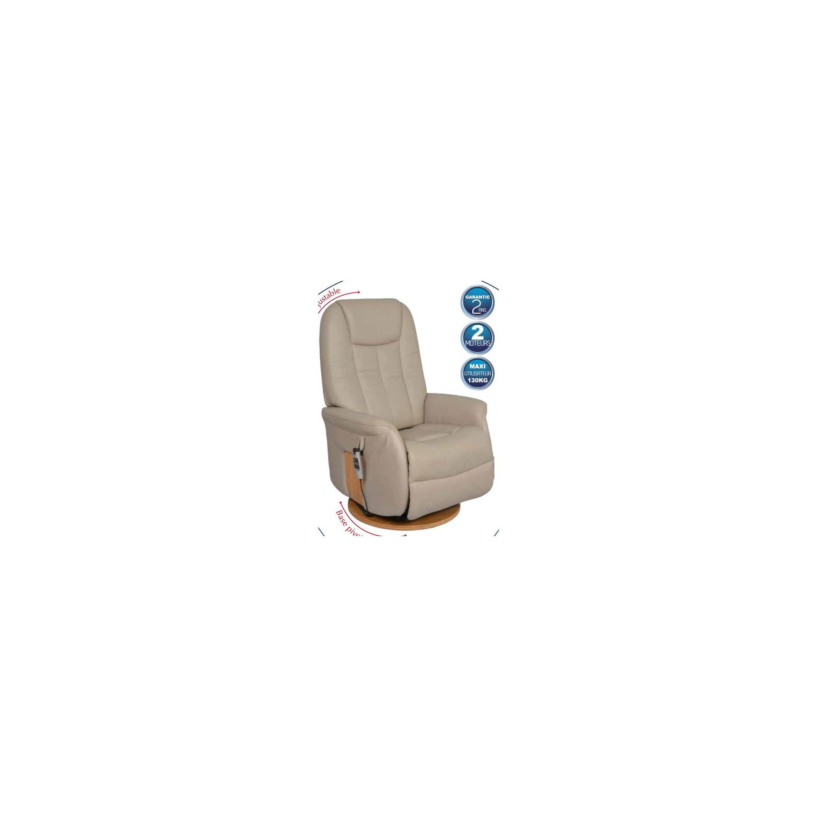 SUPERNOVA5, fauteuil ergonomique pivotant de relaxation électrique