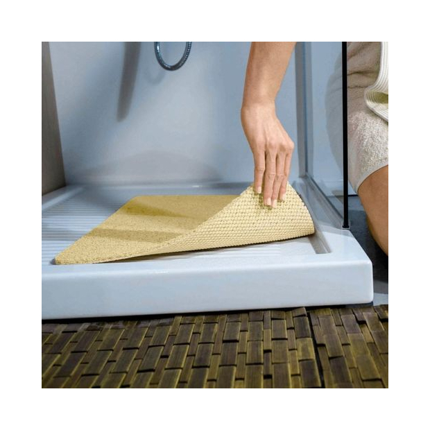 Tapis de salle de bain antiglisse hydrophobe