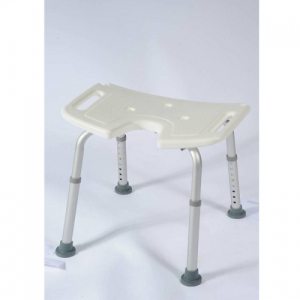 Tabouret de douche Anatomique New Bora avec poignées supporte jusqu'à 100kg