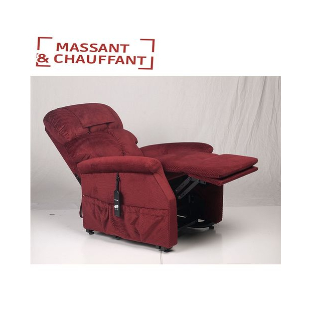 Fauteuil Releveur Confort Plus Massant et Chauffant 2 moteurs