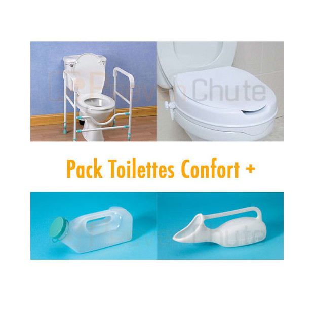 3 produits pour l'autonomie dans le pack TOILETTES Confort +