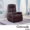 Fauteuil Releveur Cuir Bi-moteurs Emeraude