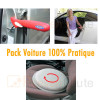 Pack VOITURE 100% Pratique avec coussin rotatif et barre de poche handibar