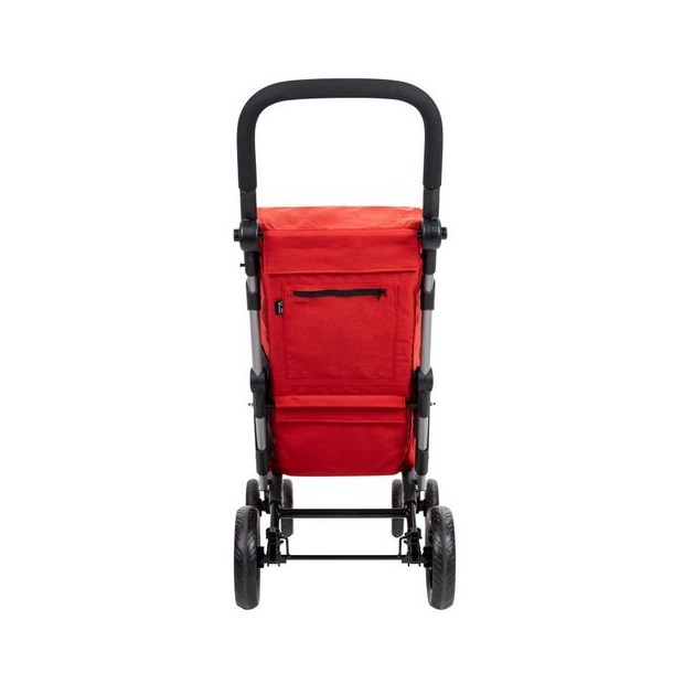 Le sac du chariot de course Carlett Classic Duo dispose d'une capacité de 62 litres dont une poche isotherme de 9 litres