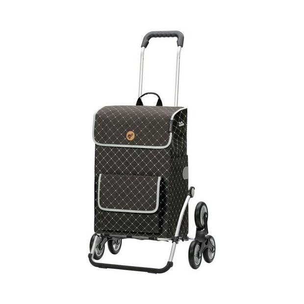 Chariot De Courses Pliable En Alu 2 Roues Grande Capacité 51 L