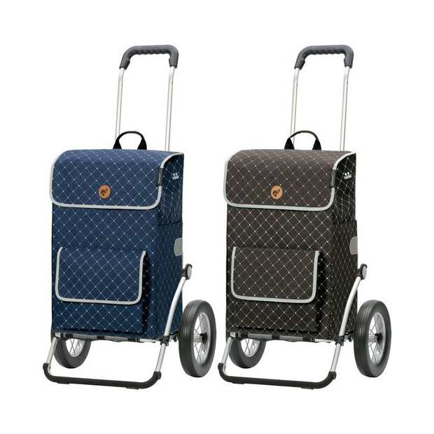 Le chariot de course Andersen Royal Shopper Tamo existe en 2 coloris anthracite et bleu