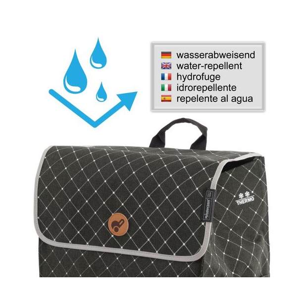 Le sac du chariot de course Andersen Royal Shopper Tamo est hydrophuge