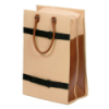 Sac en cuir beige d'une capacité de 49litres pour chariot de course Royal Shopper Cuir