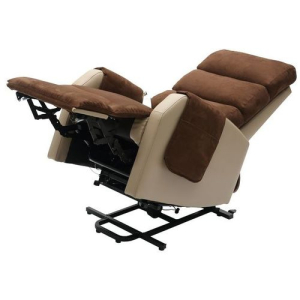 fauteuil releveur bi colore marron position zero G