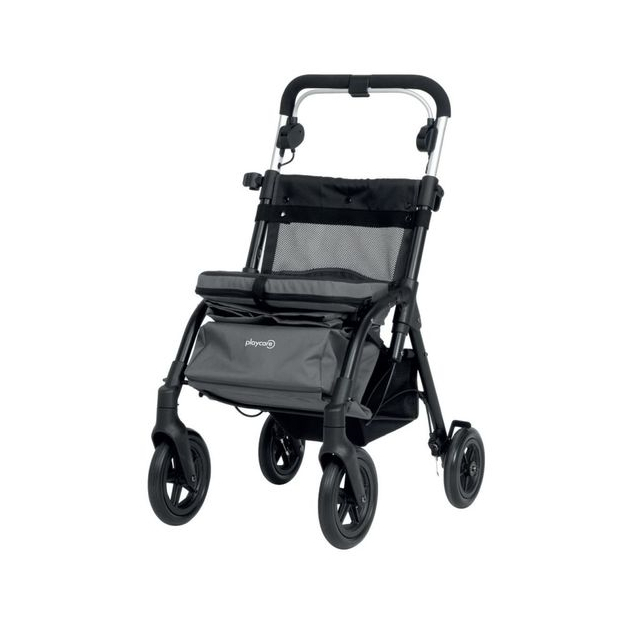 Rollator chariot de course R05 Playcare assise disponible facilement en repliant le sac