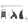 Dimensions du Rollator chariot de course R05 Playcare