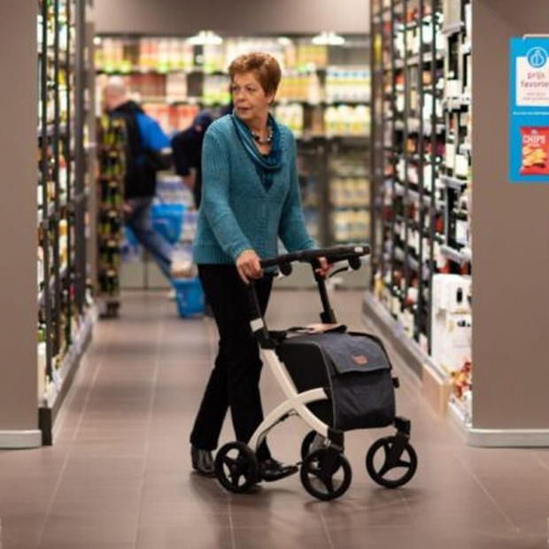 déambulateur rollz flex pour faire ses courses