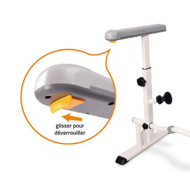 Accoudoirs de toilettes anti-chute Smartassist