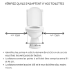 Accoudoirs de toilettes anti-chute Smartassist