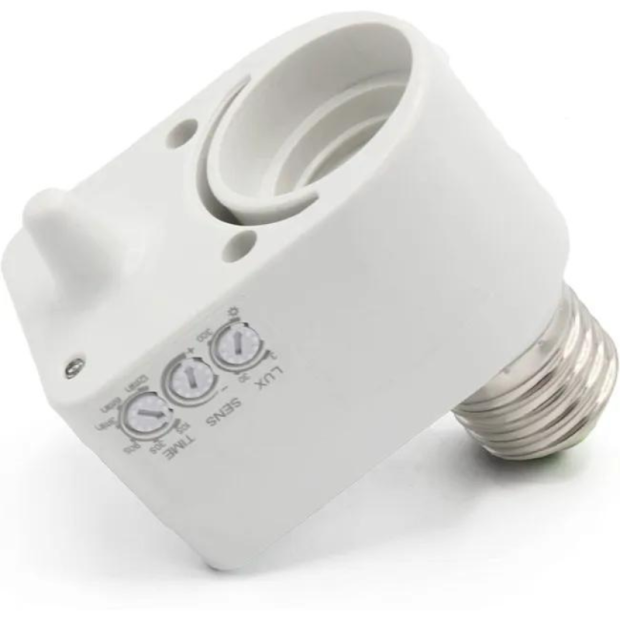 Douille électrique à détection de mouvement adaptable ampoule E27