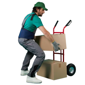 Ceinture lombaire Lombacross Activity Thuasne pour porter des charges lourdes