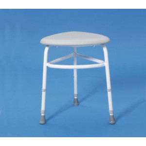 Tabouret de coin de douche rembourré hauteur réglable