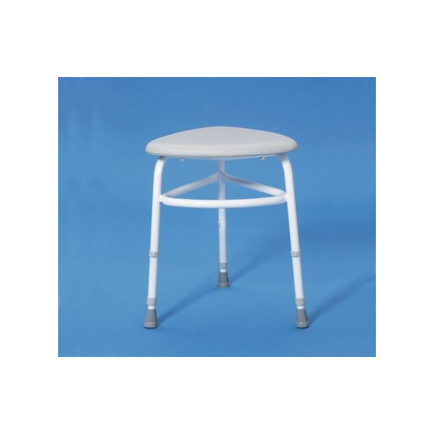 Tabouret de coin de douche rembourré hauteur réglable