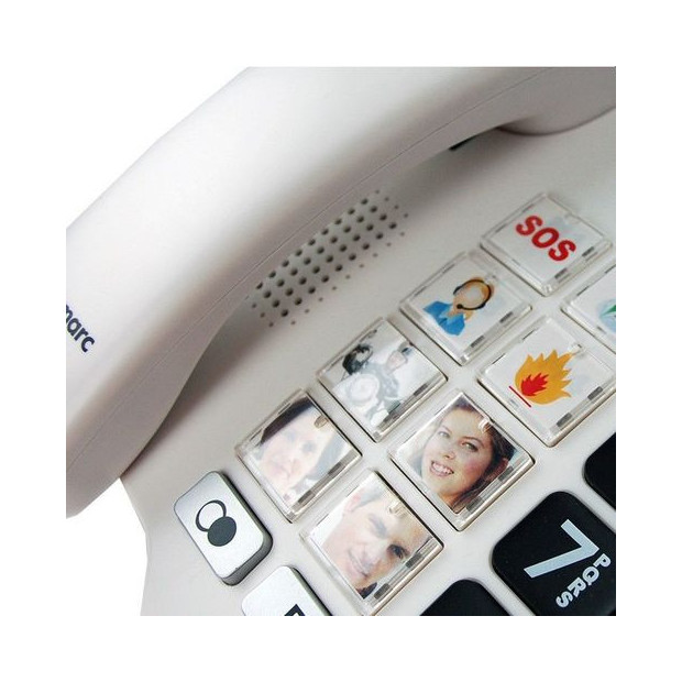 Photophone 100 Geemarc appel direct en appuyant sur 1 touche mémoire photo