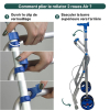 comment plier le déambulateur air à 2 roues