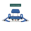 Siège de bain pivotant et ajustable Easy Swing