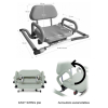 dimensions du fauteuil de bain pivotant easy swing