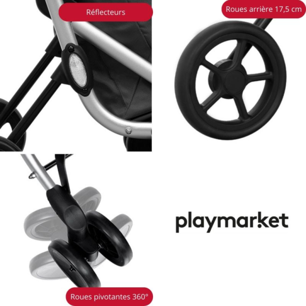 Chariot Go Up Premium playmarket Rouge