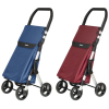 chariot de course muuvi duett 4 roues bleu ou grenat