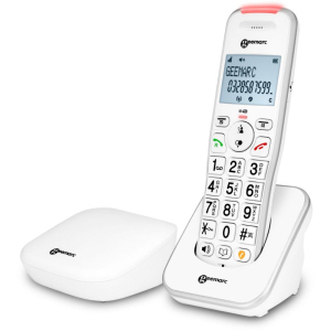 téléphone sans-fil liberty 200 geemarc et sa base dect spécial box internet