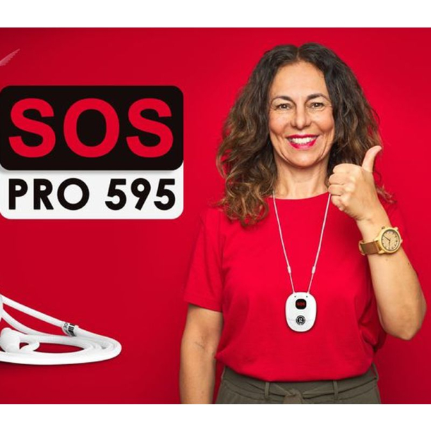 Téléphone sans-fil Amplidect 595 SOS Pro avec médaillon alerte