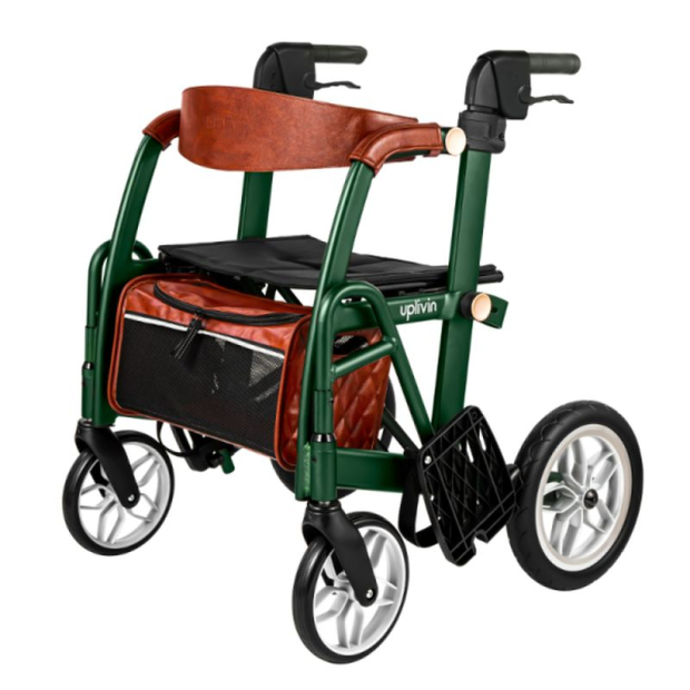 Déambulateur Fauteuil de Transfert Glide 2 en 1 uplivin
