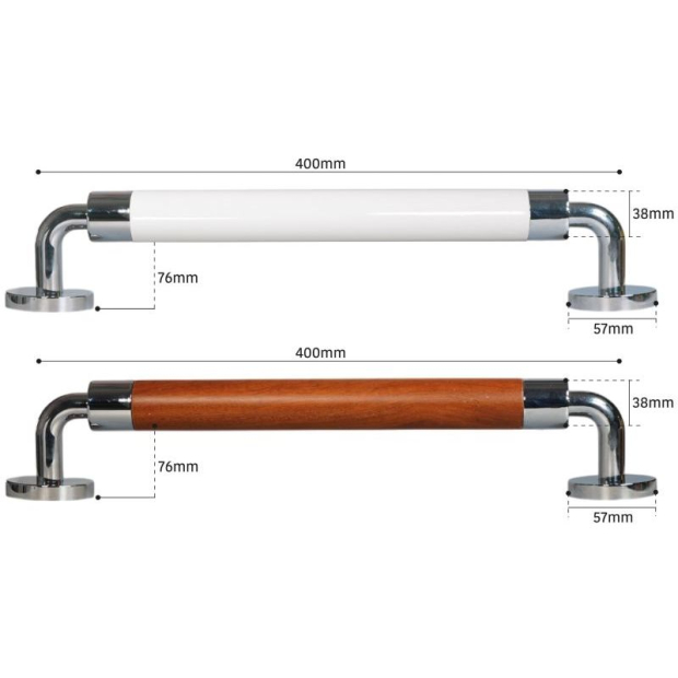 Barre d'appui en bois massif