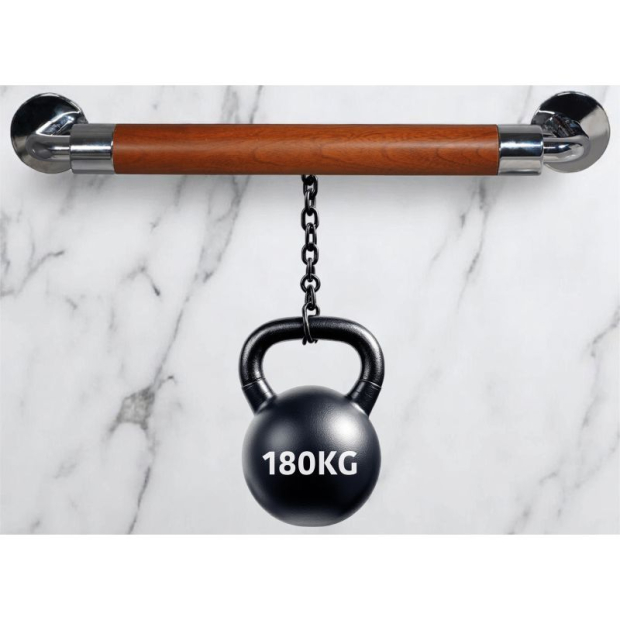 Barre d'appui en bois massif