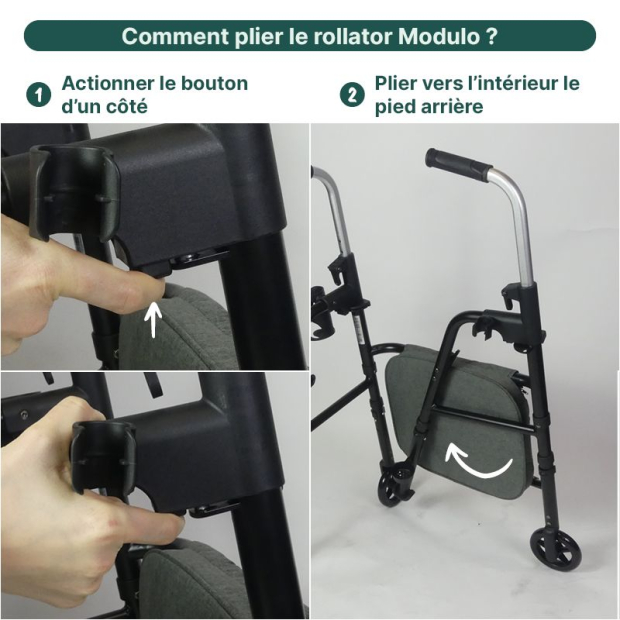 Rollator 2 roues Modulo