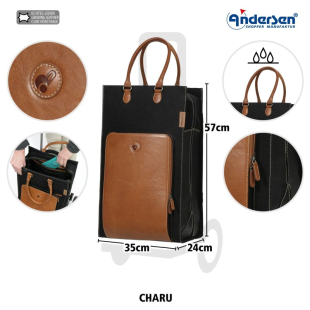 Chariot de course Andersen Royal Shopper Cuir