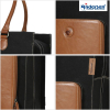 détails sac andersen shopper charu cuir marron