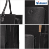 détails sac de course andersen shopper charu cuir noir