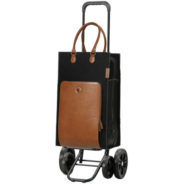 Chariot de course à pousser Quattro Shopper Cuir