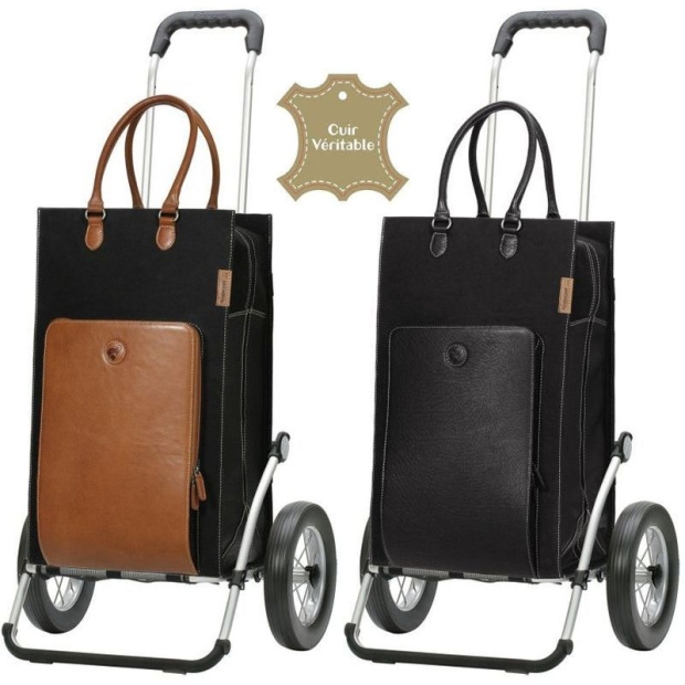 chariot de course Royal shopper 2 roues andersen shopper sac cuir charu