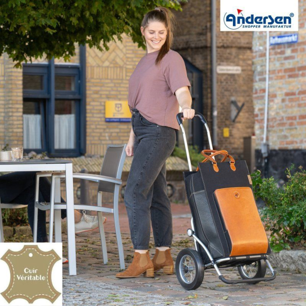 Chariot de course Andersen Royal Shopper Cuir