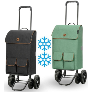 chariot de course à pousser andersen sac ipek sauge ou noir 100% isotherme