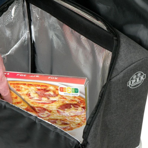 fermeture par zip du sac thermo Ipek andersen shopper