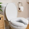 Rehausseur de toilettes rembourré permet de s'assoir et se lever plus facilement
