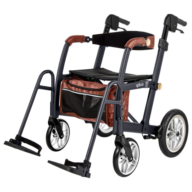 Déambulateur Fauteuil de Transfert Glide 2 en 1 uplivin