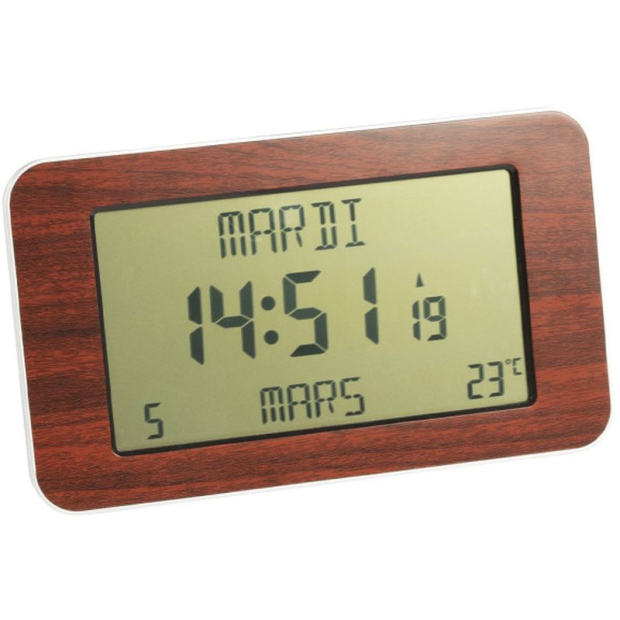 Horloge calendrier en français