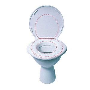 Lunette de toilettes bariatrique extra large et tés résistante