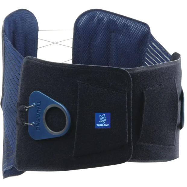 Ceinture Lombastab à serrage lacet Thuasne bleu et noir