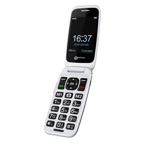 Téléphone Portable SOS à Clapet CL 8700 Geemarc