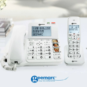 Téléphones Duo Amplidect Combi 295 Geemarc